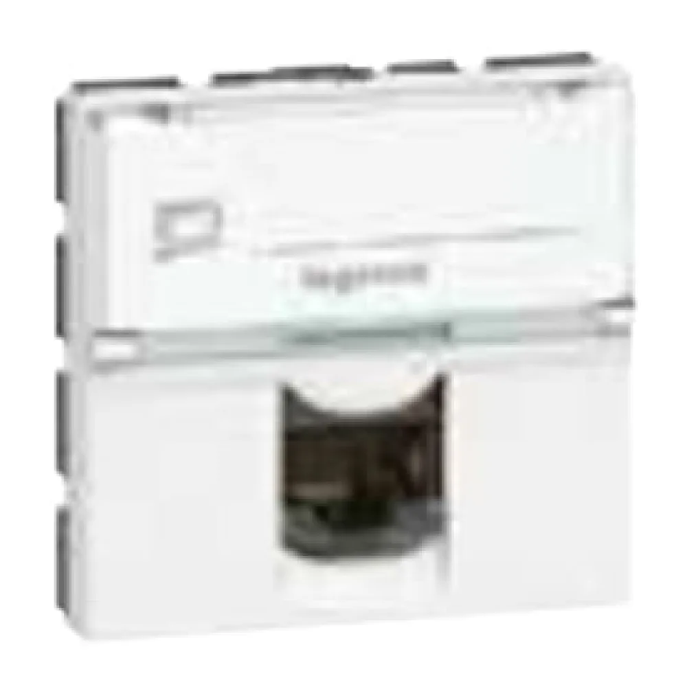 Enchufe Hembra Rj 45 Sistema Mosaic Cat. 6 Stp. 7656604 Legrand