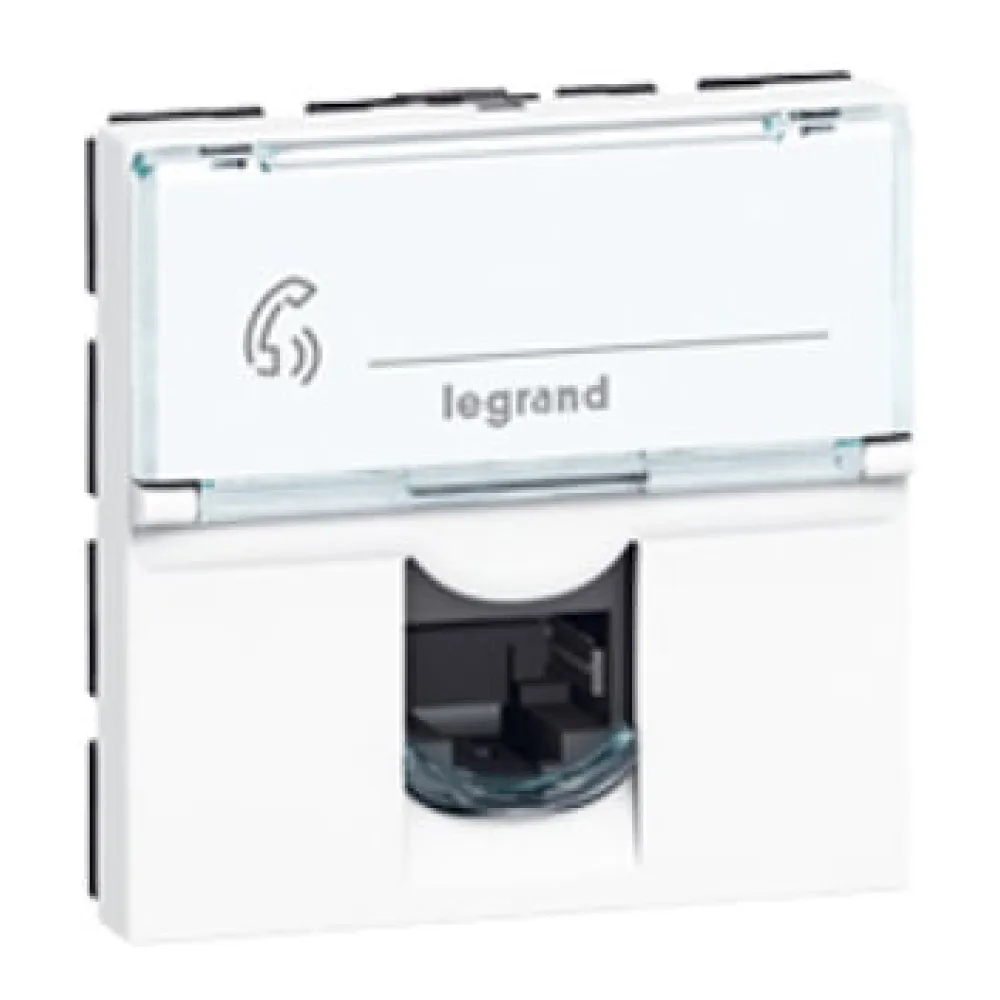 Enchufe Hemnra Rj 45 Sistema Mosaic Cat 6 Upt a 90Ï¿½. 7659104 Legrand