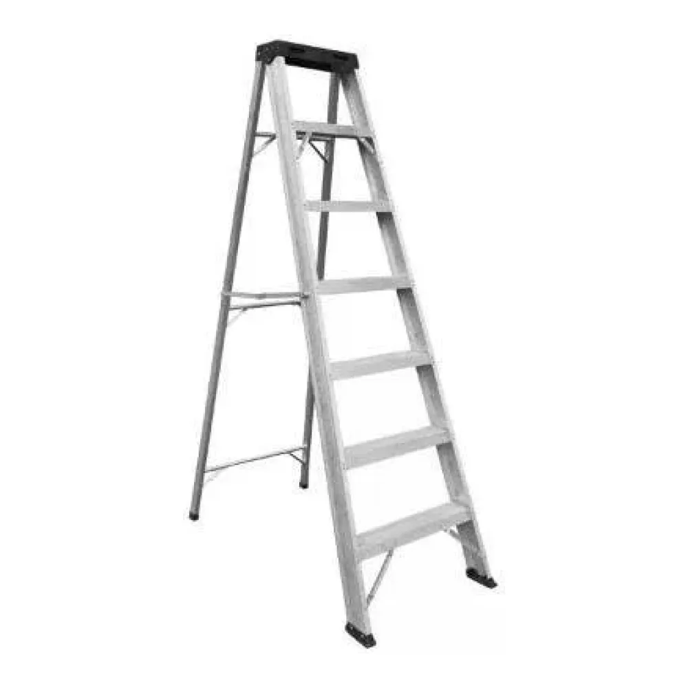 Escalera Aluminio 7 Peldaños (2.13 Mts Aprox) Uso Domestico Uro