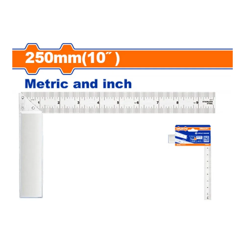 Escuadra de Aluminio 25CM Wadfow WSR2925 Total
