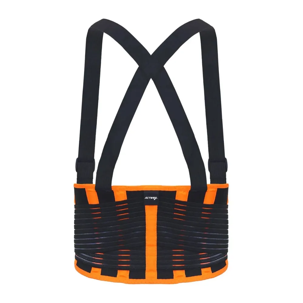 Faja Activex de Soporte Lumbar Naranjo Negro Eppchile