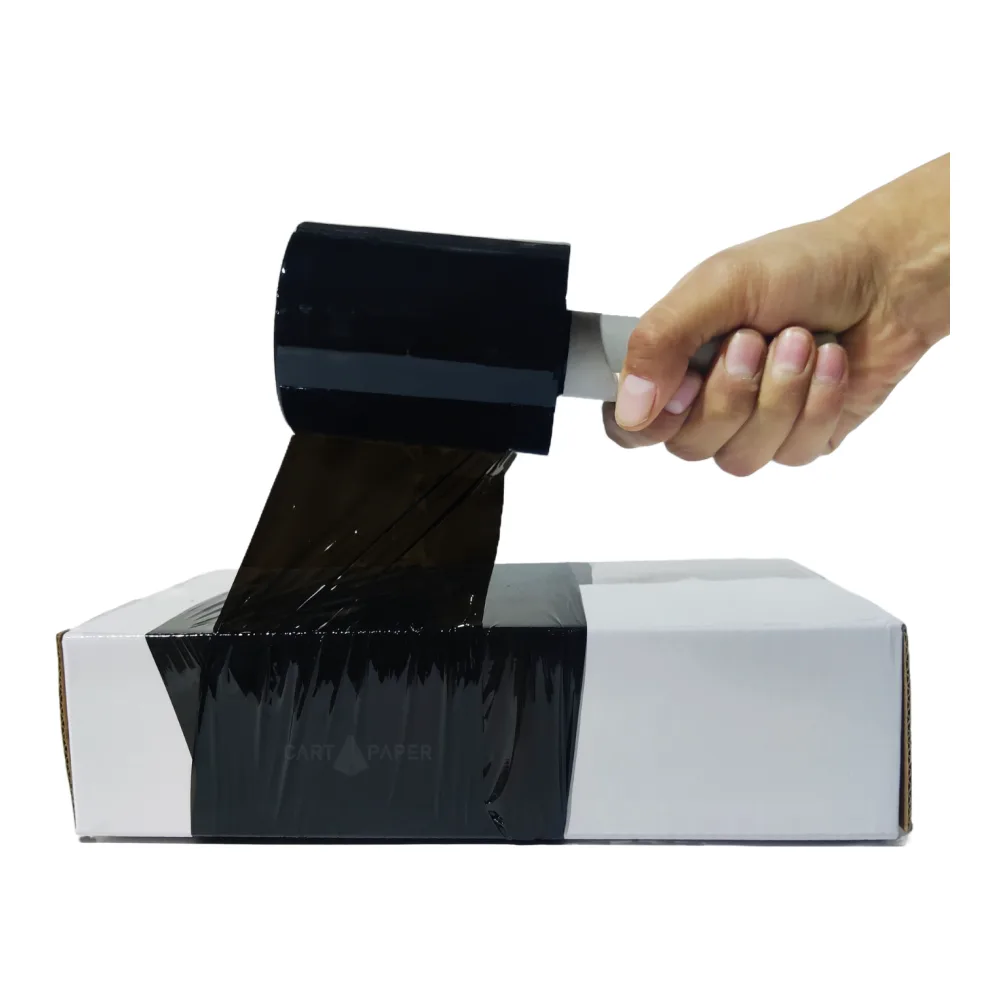 Film Stretch Shrink Manual Negro 10CM