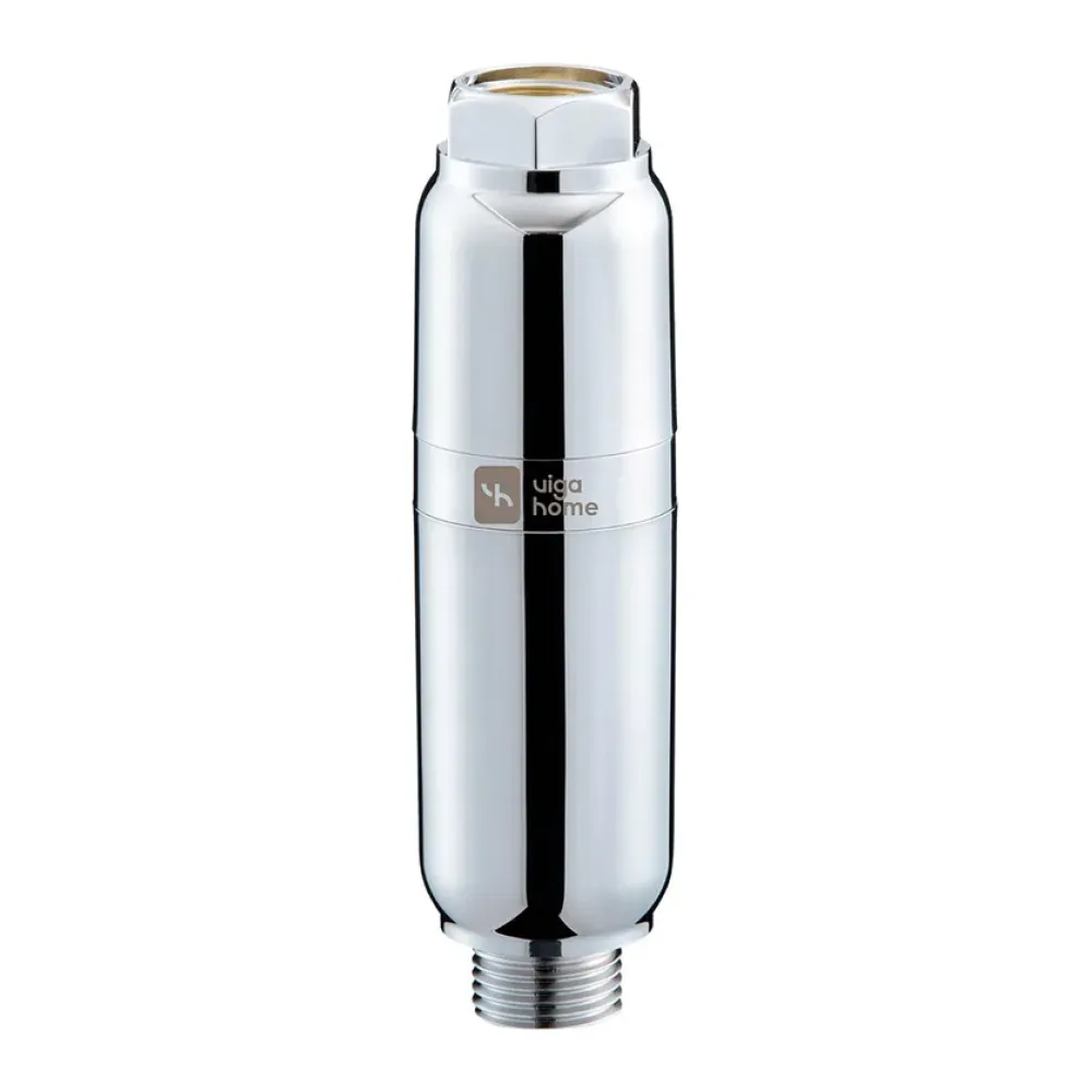 Filtro Purificador de Agua Ducha Desechable Cromado Vigahome