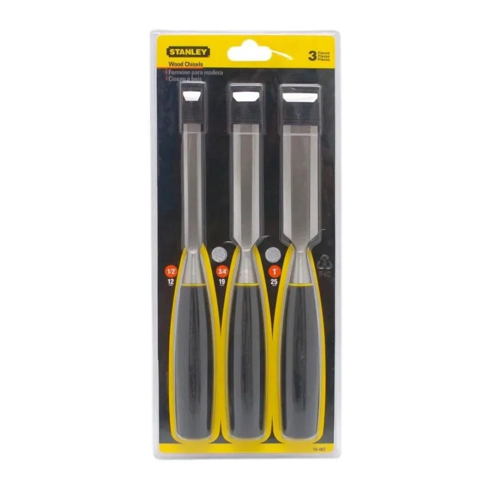 Formon Juego 3 Piezas 1/2" - 3/4" - 1" Stanley (16125)