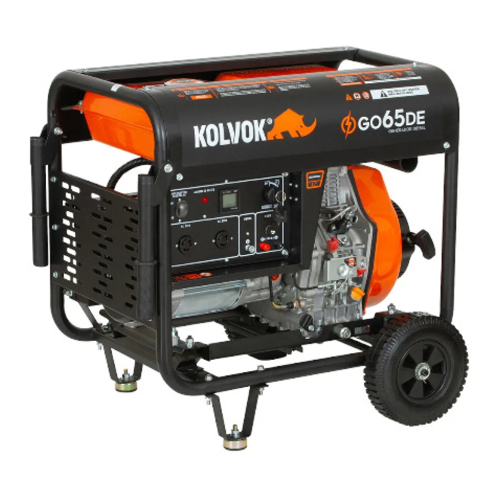 Generador Eléctrico a Diesel 6.5 Kva GO65DE Kolvok