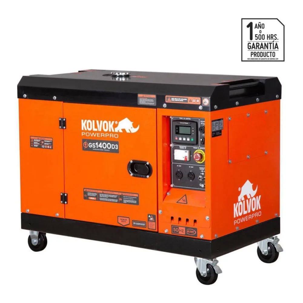 Generador Eléctrico a Diesel Partida Eléctrica 11200 W 25 L Kolvok