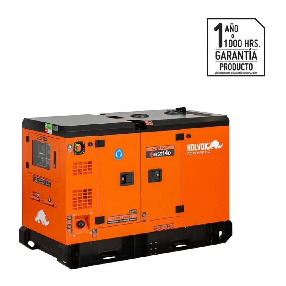 Generador Eléctrico a Diesel Partida Eléctrica 12000 W 69 L Kolvok
