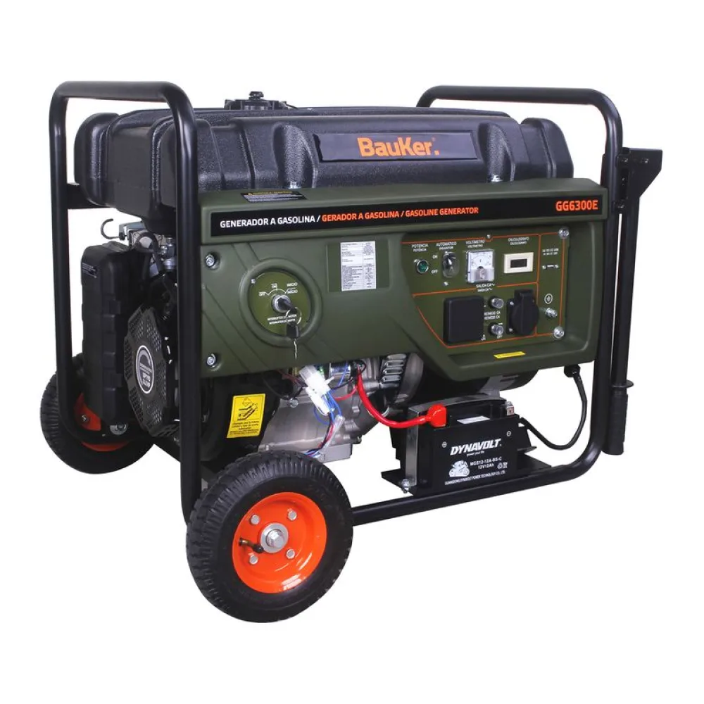 Generador Eléctrico a Gasolina 6000W Bauker