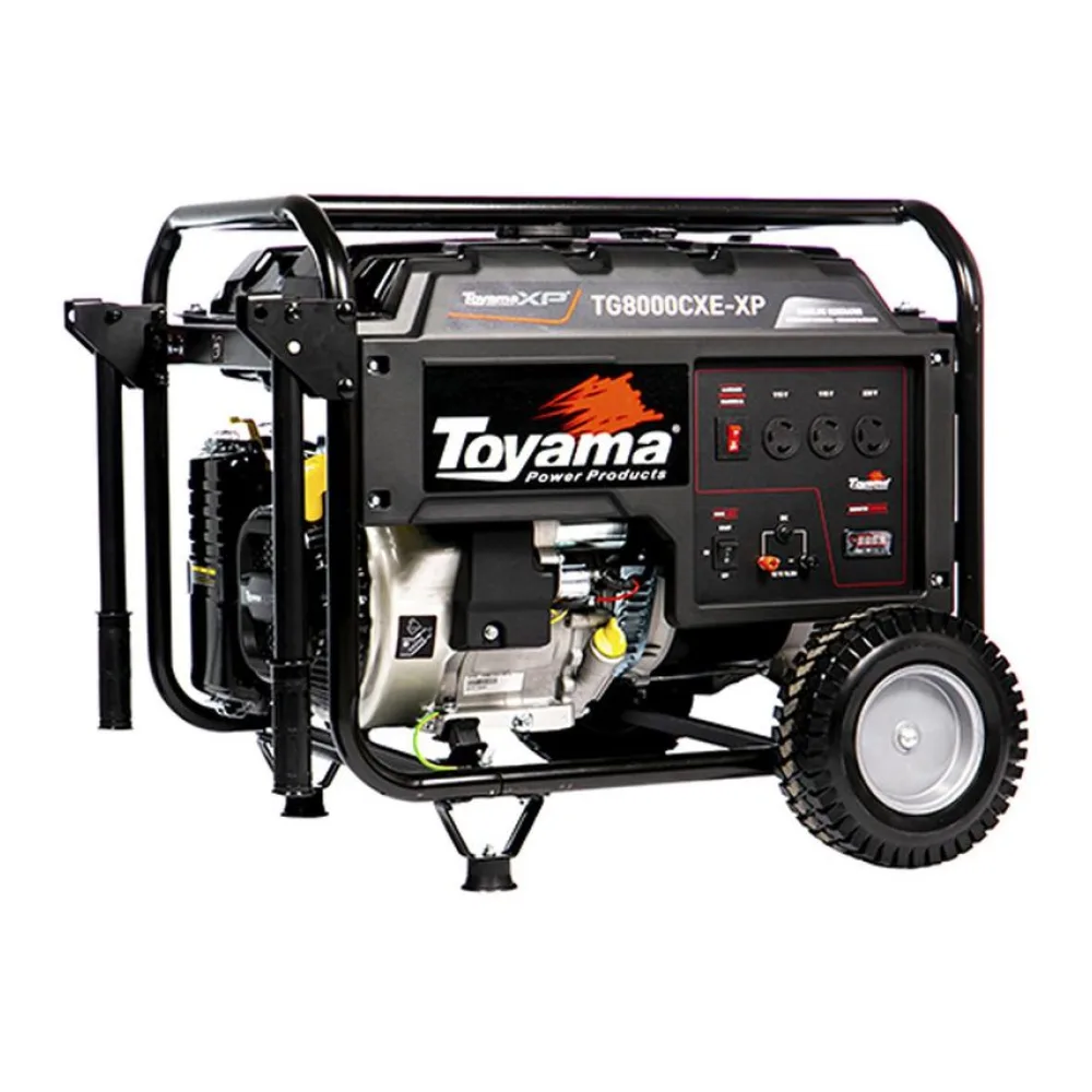 Generador Eléctrico a Gasolina Partida Eléctrica 7000 W 25 L Toyama