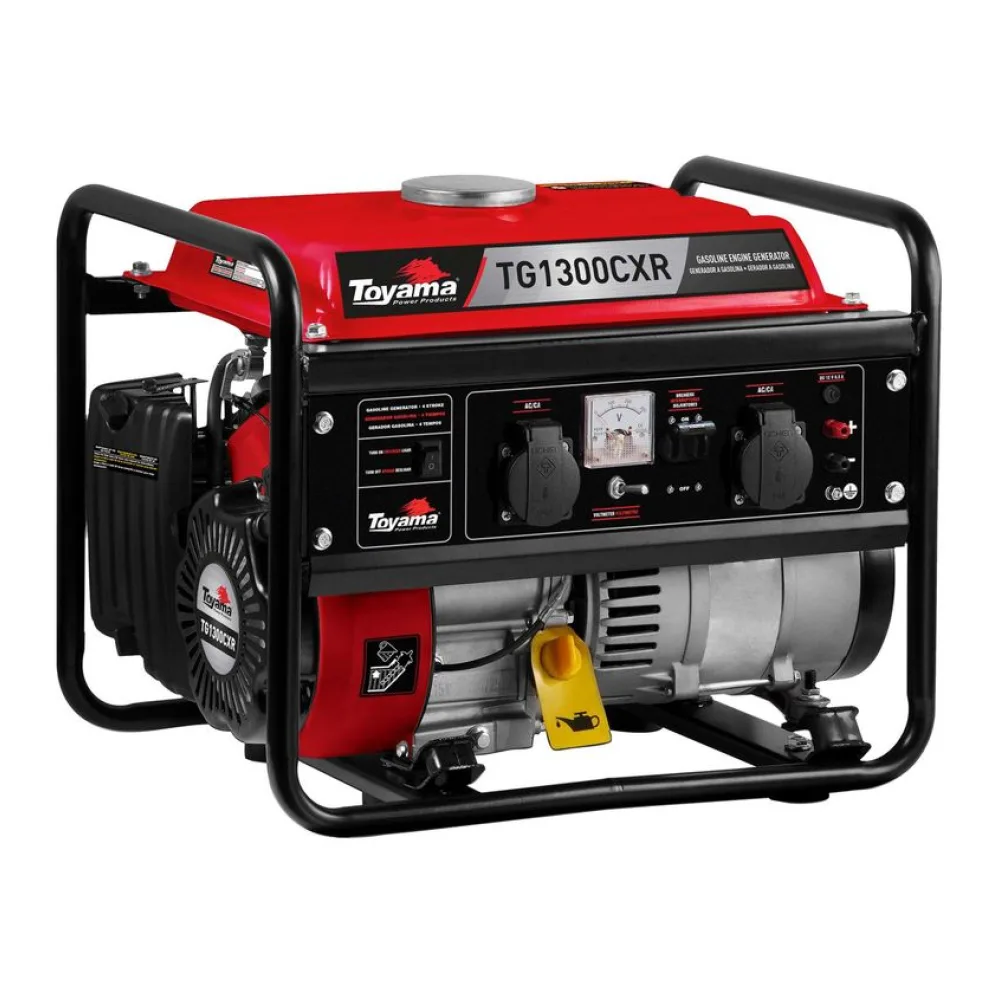 Generador Eléctrico a Gasolina Partida Manual 1100 W 5.5 L Toyama