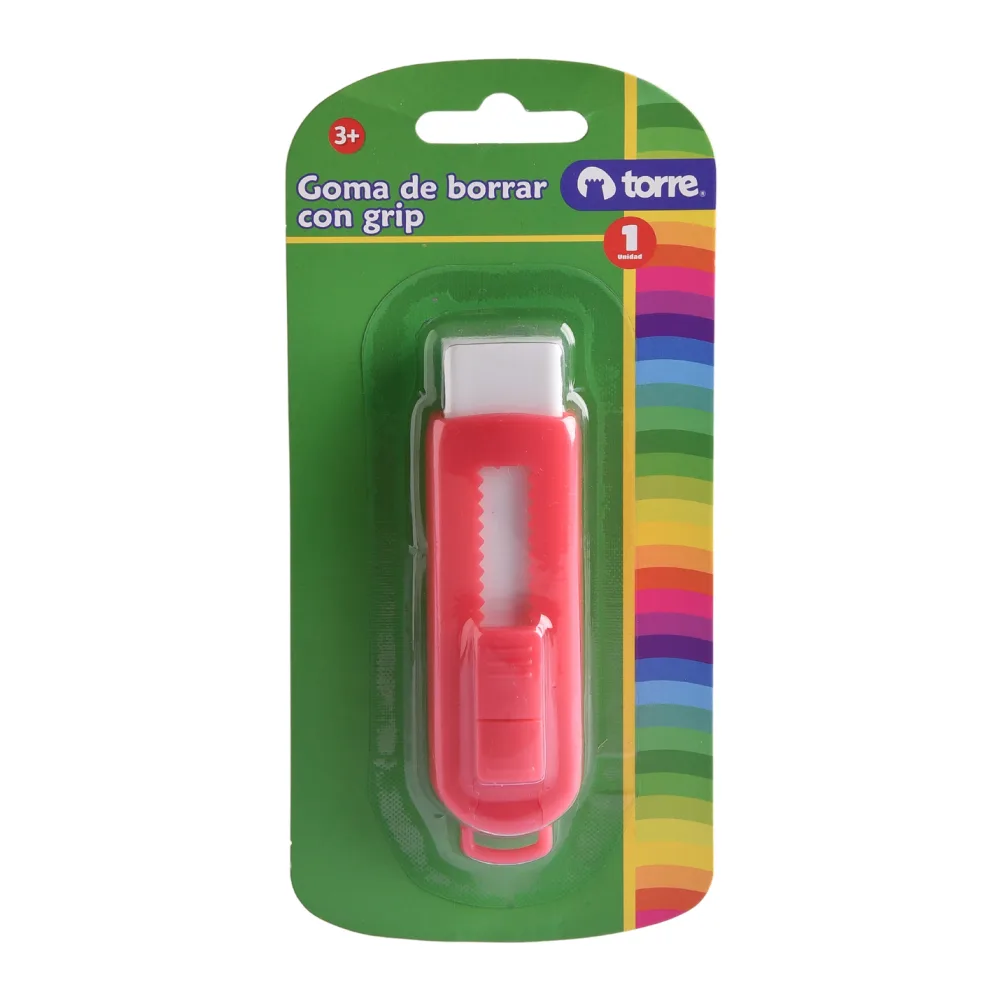 Goma de Borrar con Grip 1 Unid.