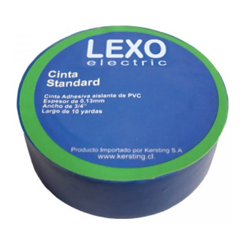 Huincha Aisladora Pvc Lexo 10 Yd Azul Kersting