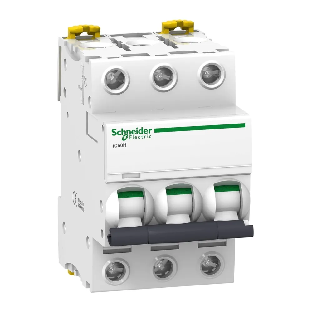 Interruptor Termomagnetico Acti 9 IC60H, 3P, 63A, Curva C, 15KA 8736359 Schneider Electric