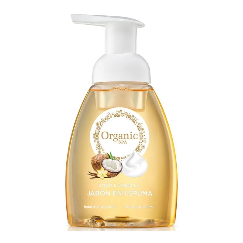 Jabón Espuma Coco Vainilla 250 Ml Organic