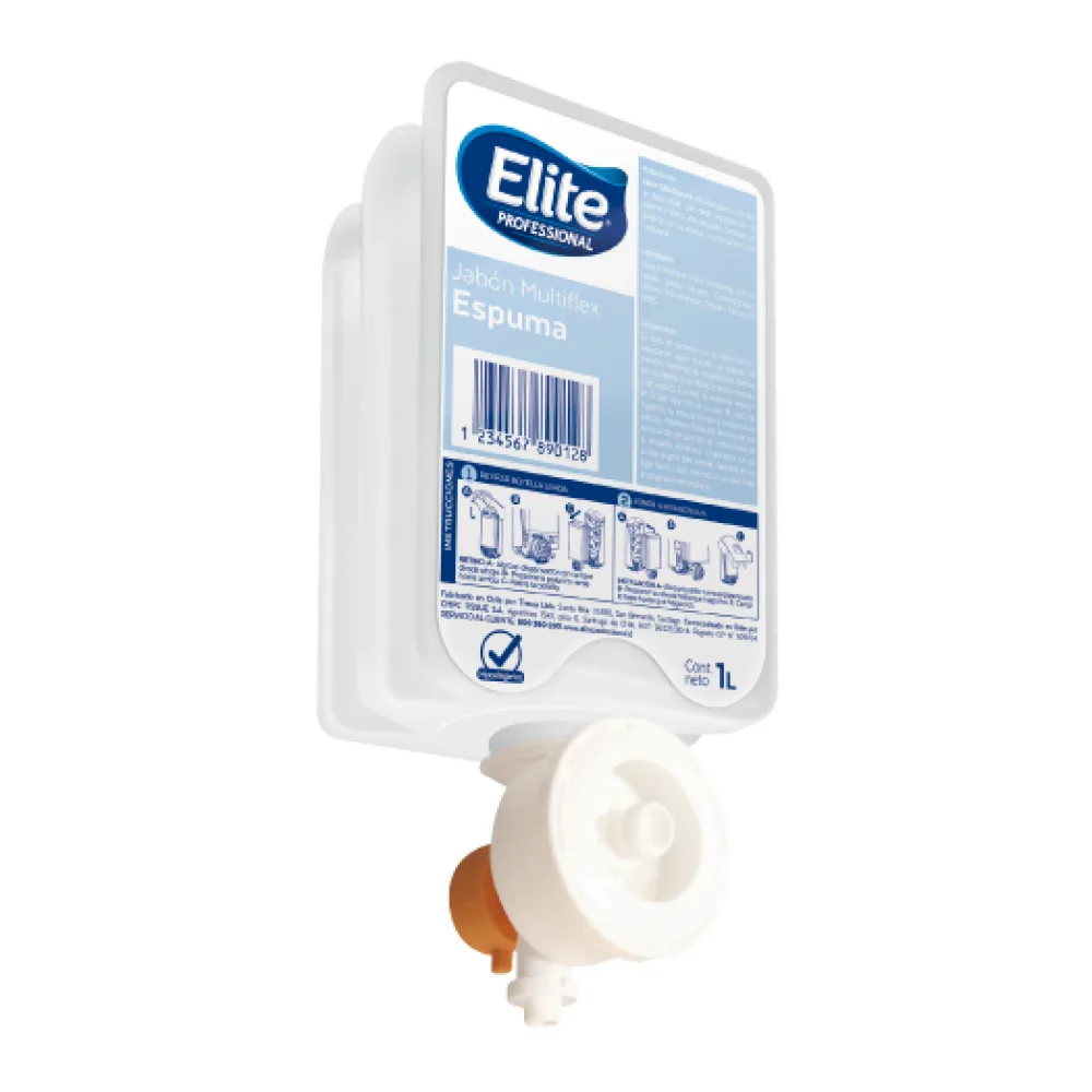 Jabón Espuma Elite Multiflex 1 Litro.