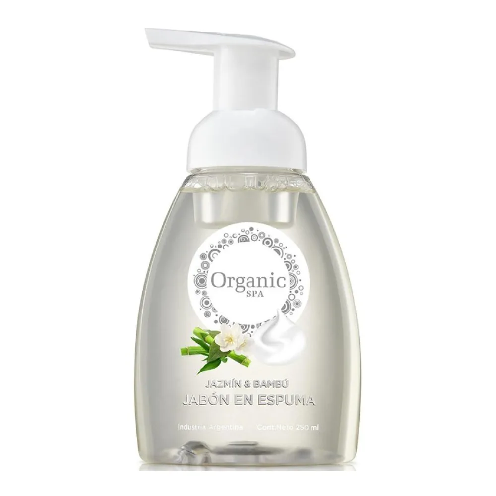 Jabón Espuma Jazmín Bambú 250 Ml Organic