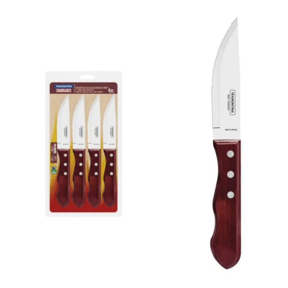 Juego de Cuchillos para Asado 4 Piezas Tramontina