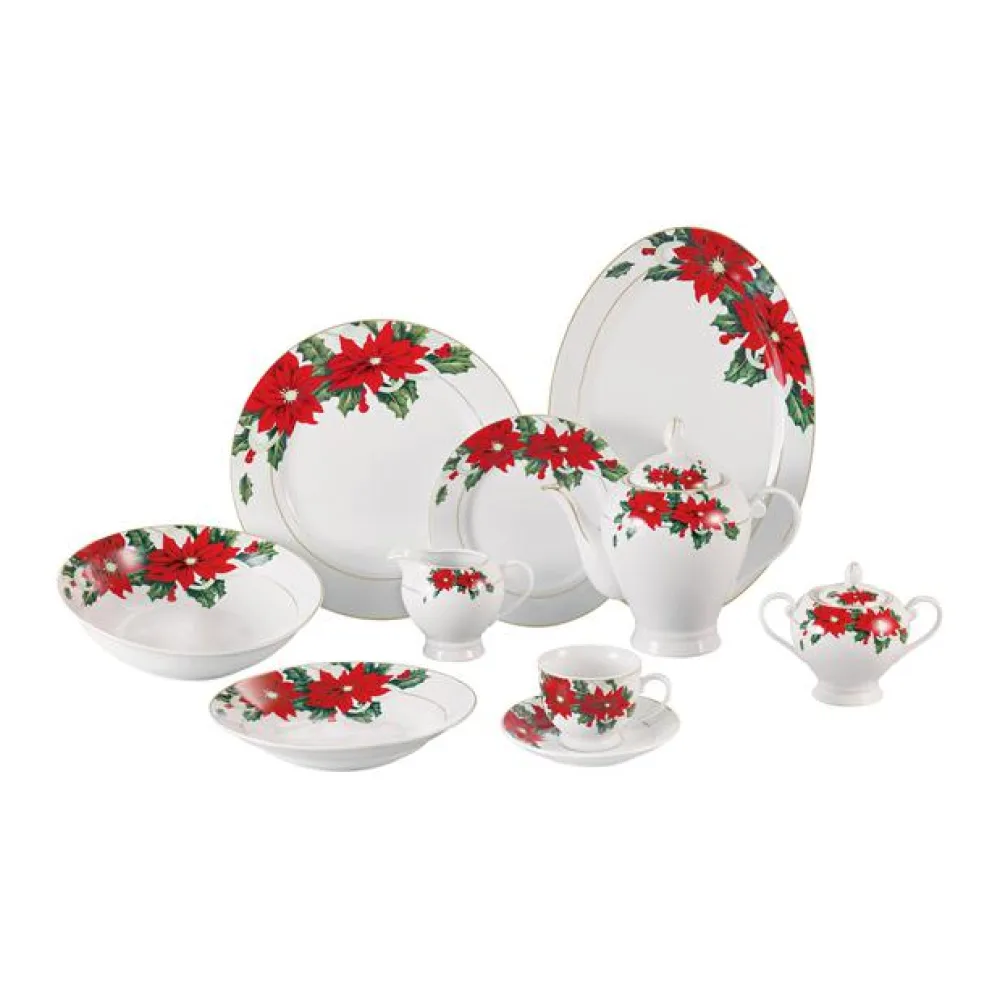 Juego de Loza 47 Pz Holiday Stories Santini