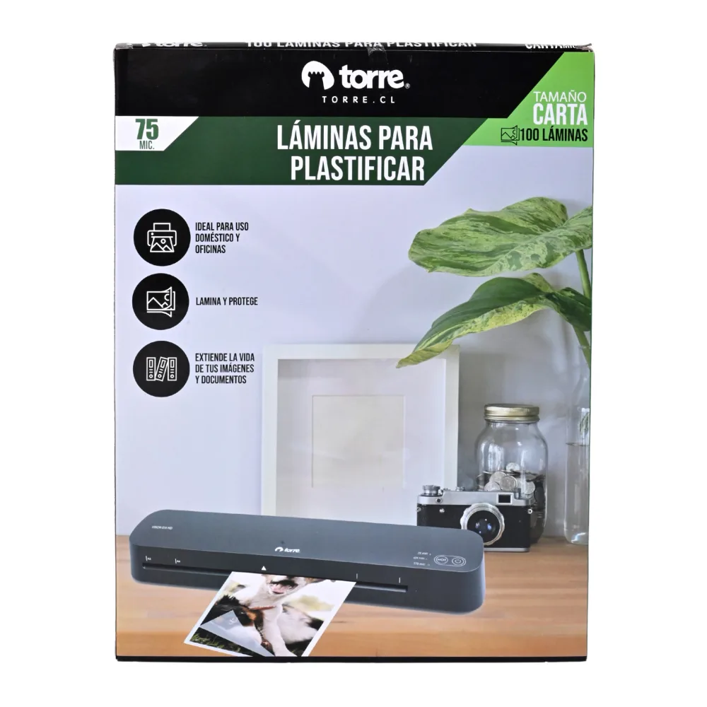 Láminas Plastificar Formato Carta 75 Micrones