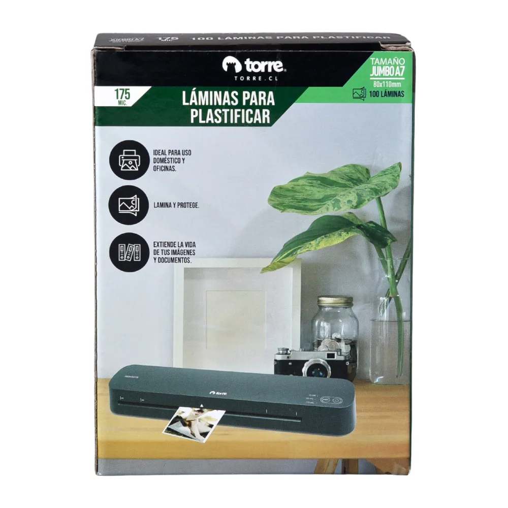 Láminas Plastificar Jumbo A7 175 Mic