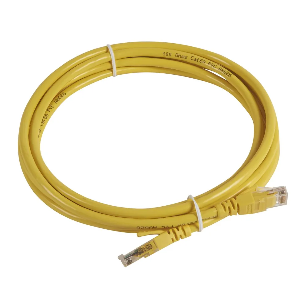 LCS2 Patch Cord CAT6A Utp Amar. 5M 5188504 Legrand