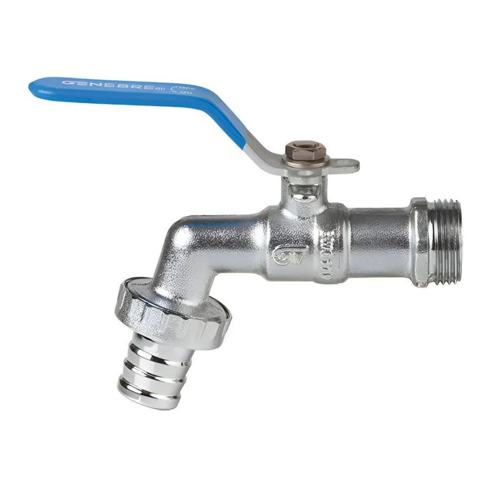 Llave de Paso 1" He Latón Genebre