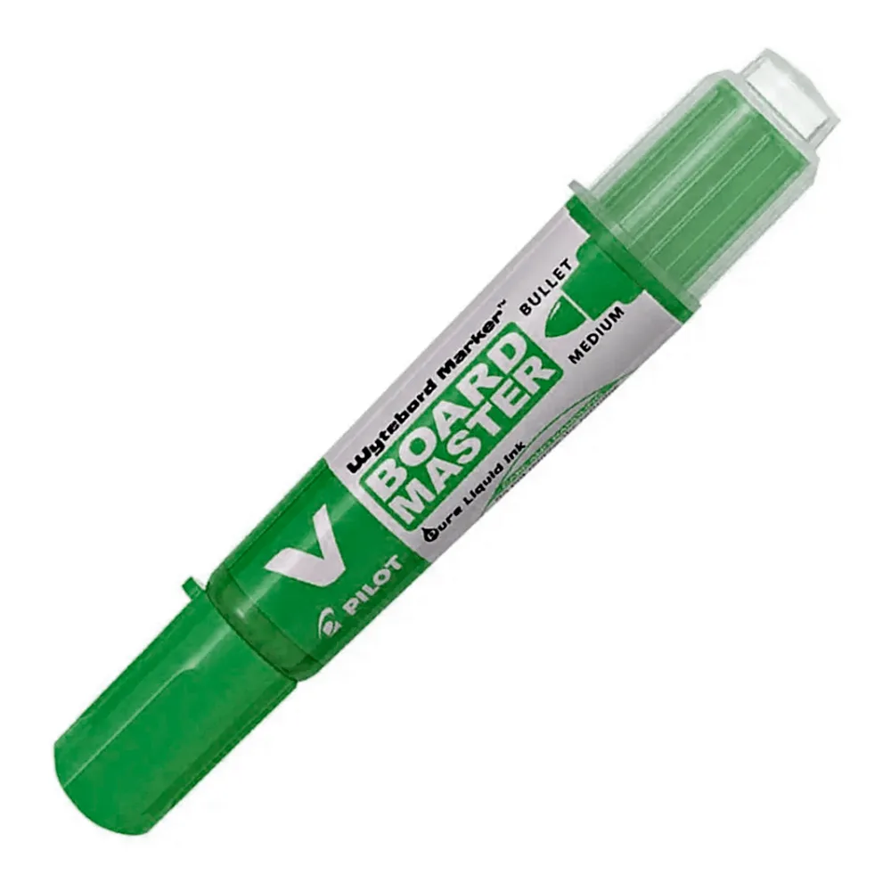 Marcador de Pizarra Punta Redonda V Board Master Verde Pilot
