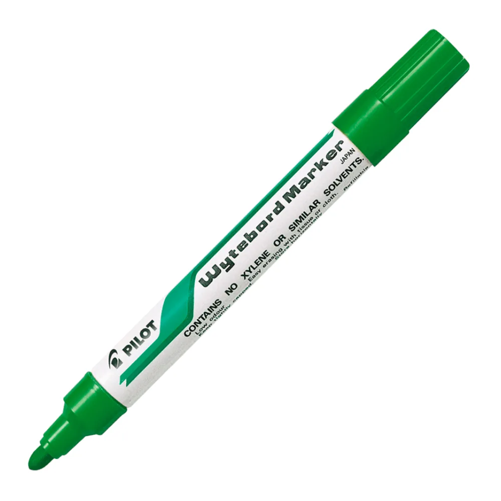 Marcador de Pizarra Recargable Wbma-tm Punta Redonda Verde Pilot