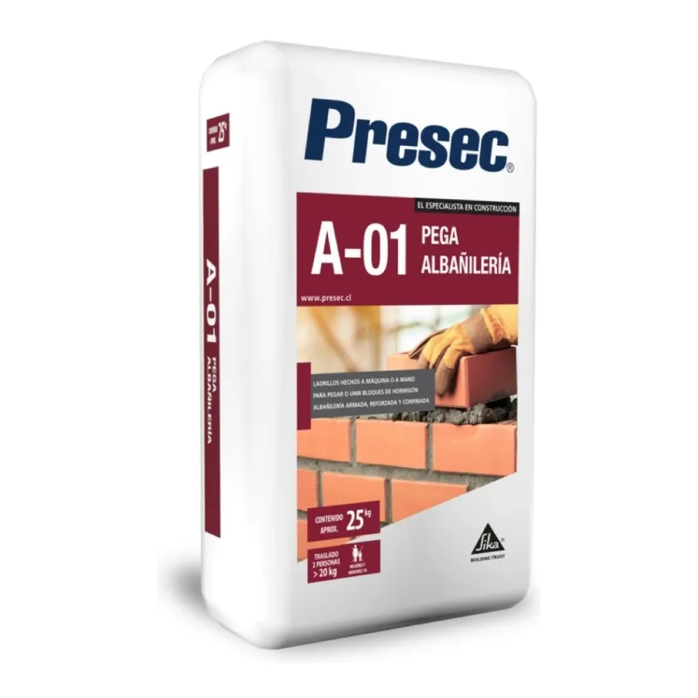 Mortero Presec A01 Mortero Pega Albañil (SA-25KG)