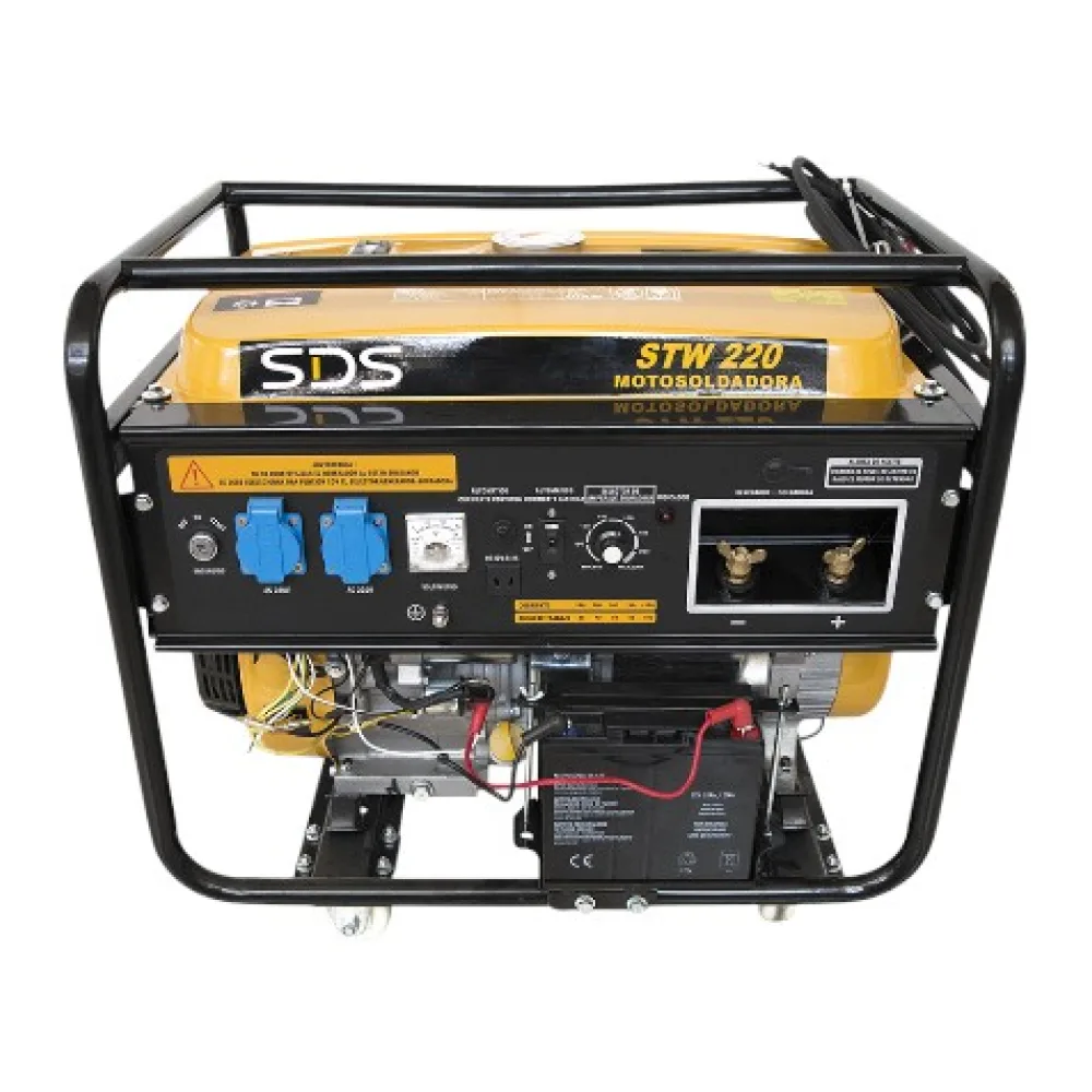 Motosoldadora Gasolina 220AMP 5KW STW220 Sds Power