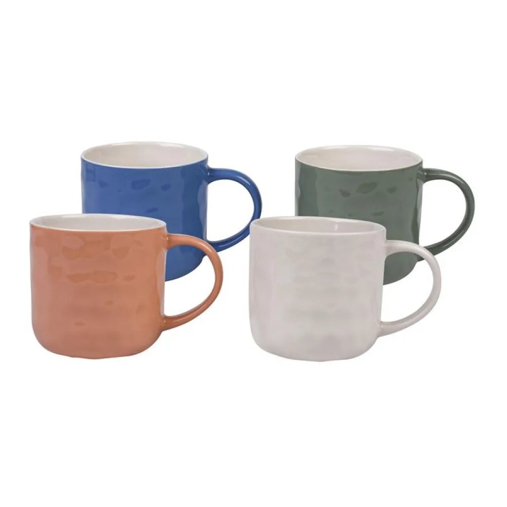 Mug 340 Ml Cerámica Mix Multicolor Just Home Collection
