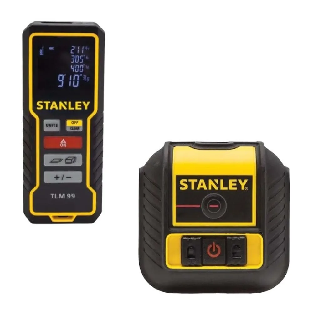Nivel Laser Cross Stanley 90 Rojo+ Med. Distancia 30M STHT77592-TLM99