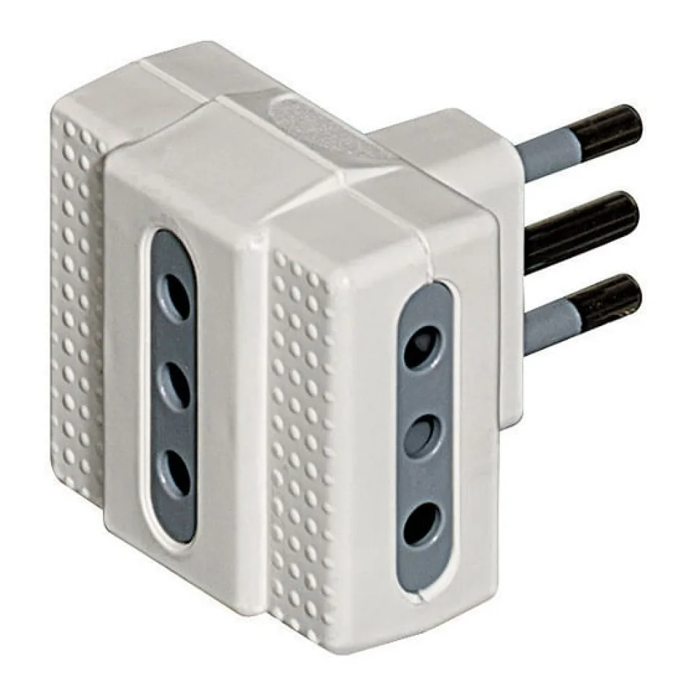Pack 12 Unidades - Enchufe Triple 2P+T E OFS3603DSC02 Bticino