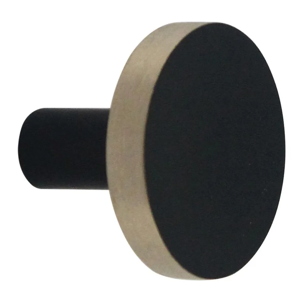 Pack 2 Pomos Laton- Negro Fixser