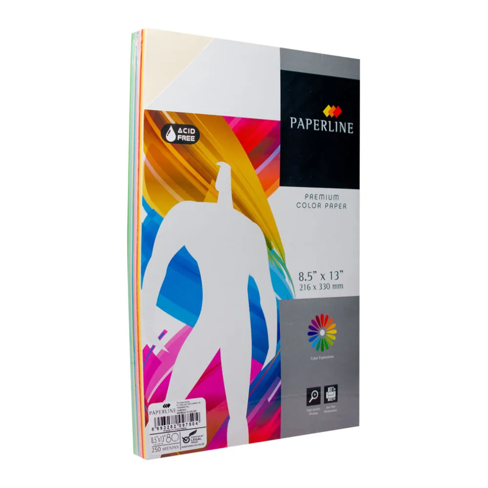Papel Fotocopia Oficio 250 Hjs Colores Surtidos Diazol