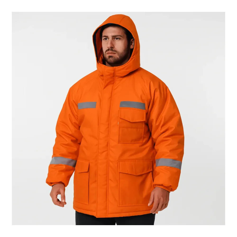 Parka sin Piel Naranja IRON-X