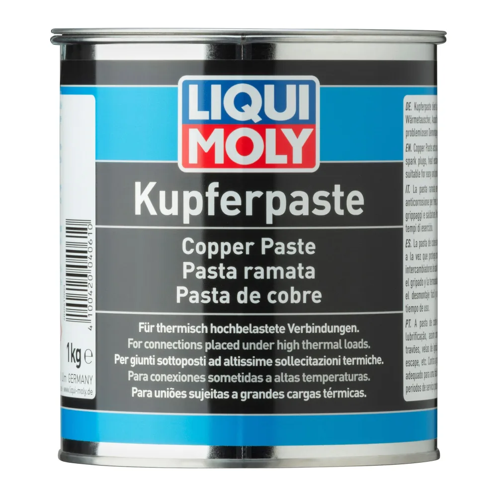 Pasta de Cobre Lubricante y Antigripante para Altas Temperaturas Hasta 13 ºc Lm 508 Asc Kupfer Paste 1 Kg Liqui Moly