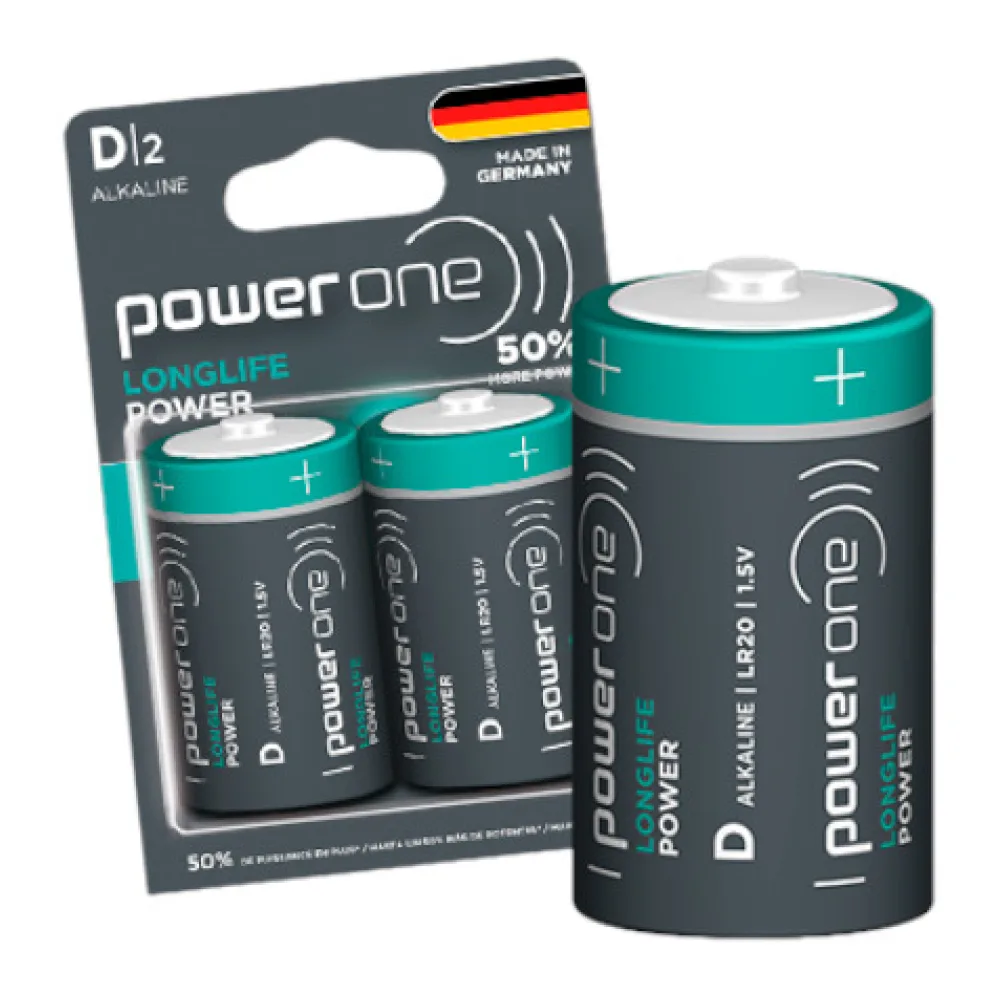 Pila Alcalina D Powerone