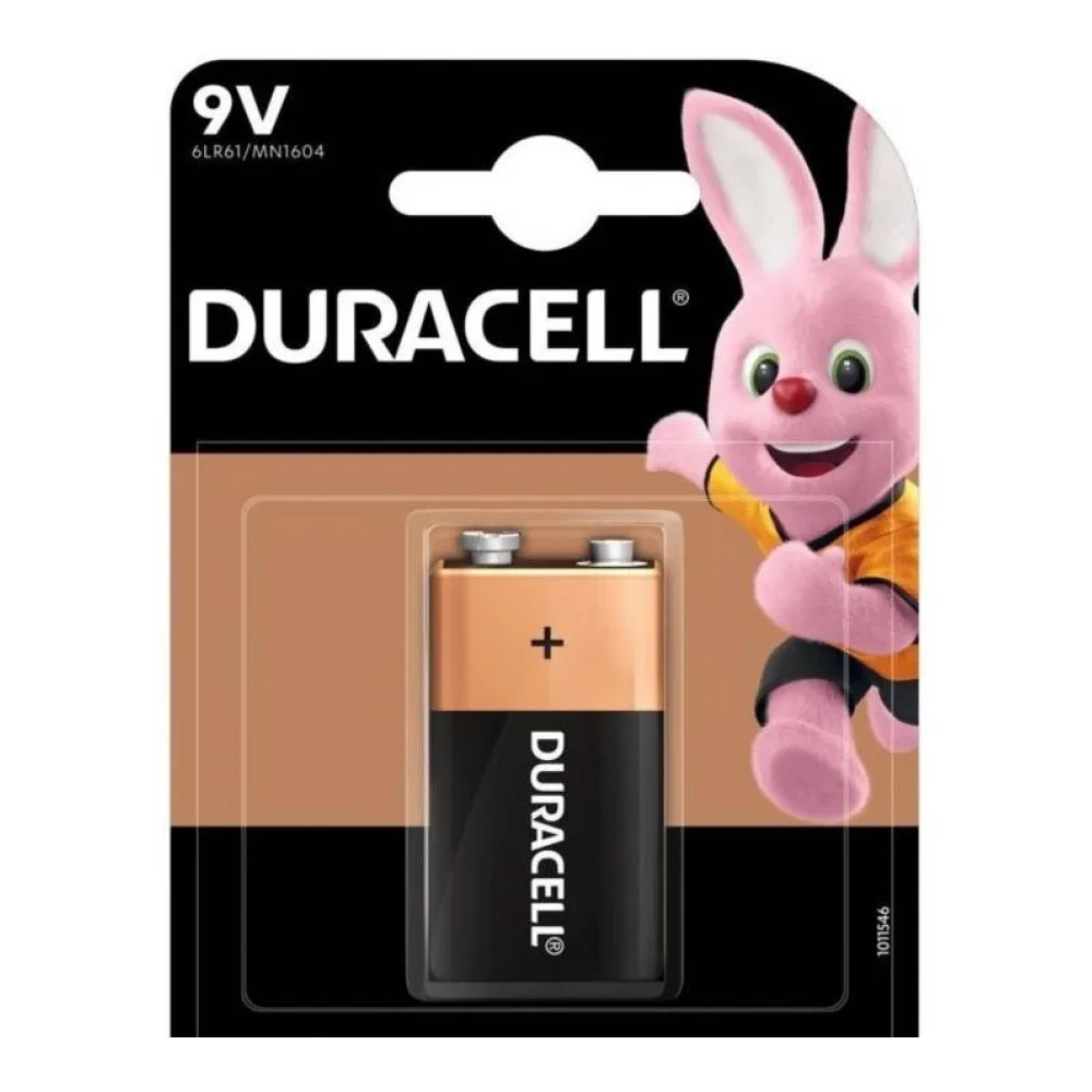 Pila Duracell Bateria de 9 Volts Mts