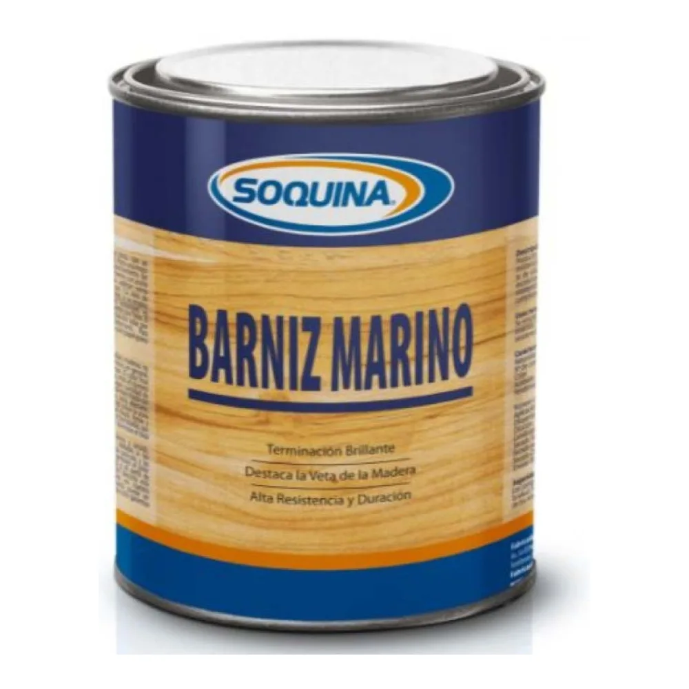 Pintura Barniz Marino Soquina con Fungicida Ladrillo 1/4GL