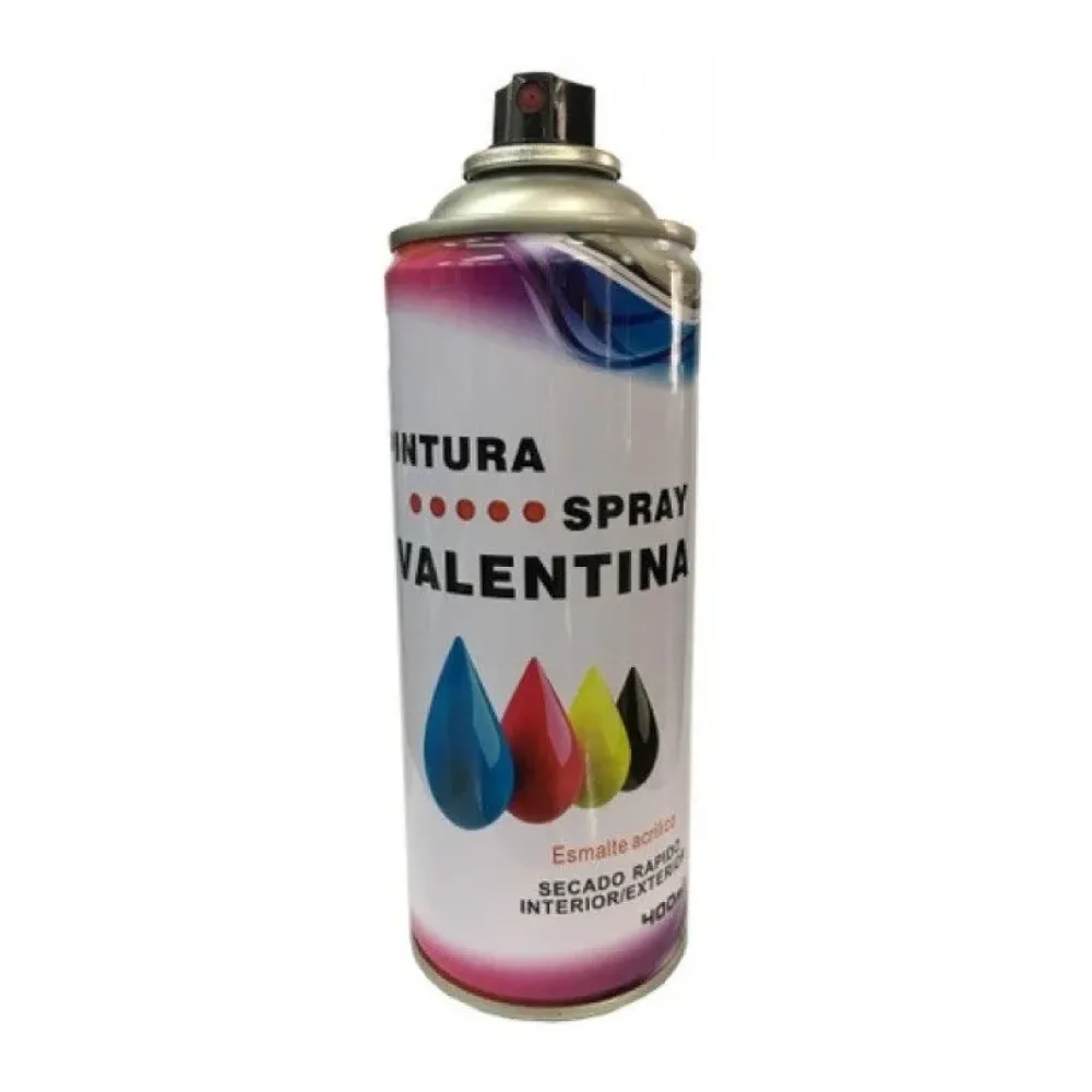 Pintura Spray Esmalte Negro Opaco Valentina (inf