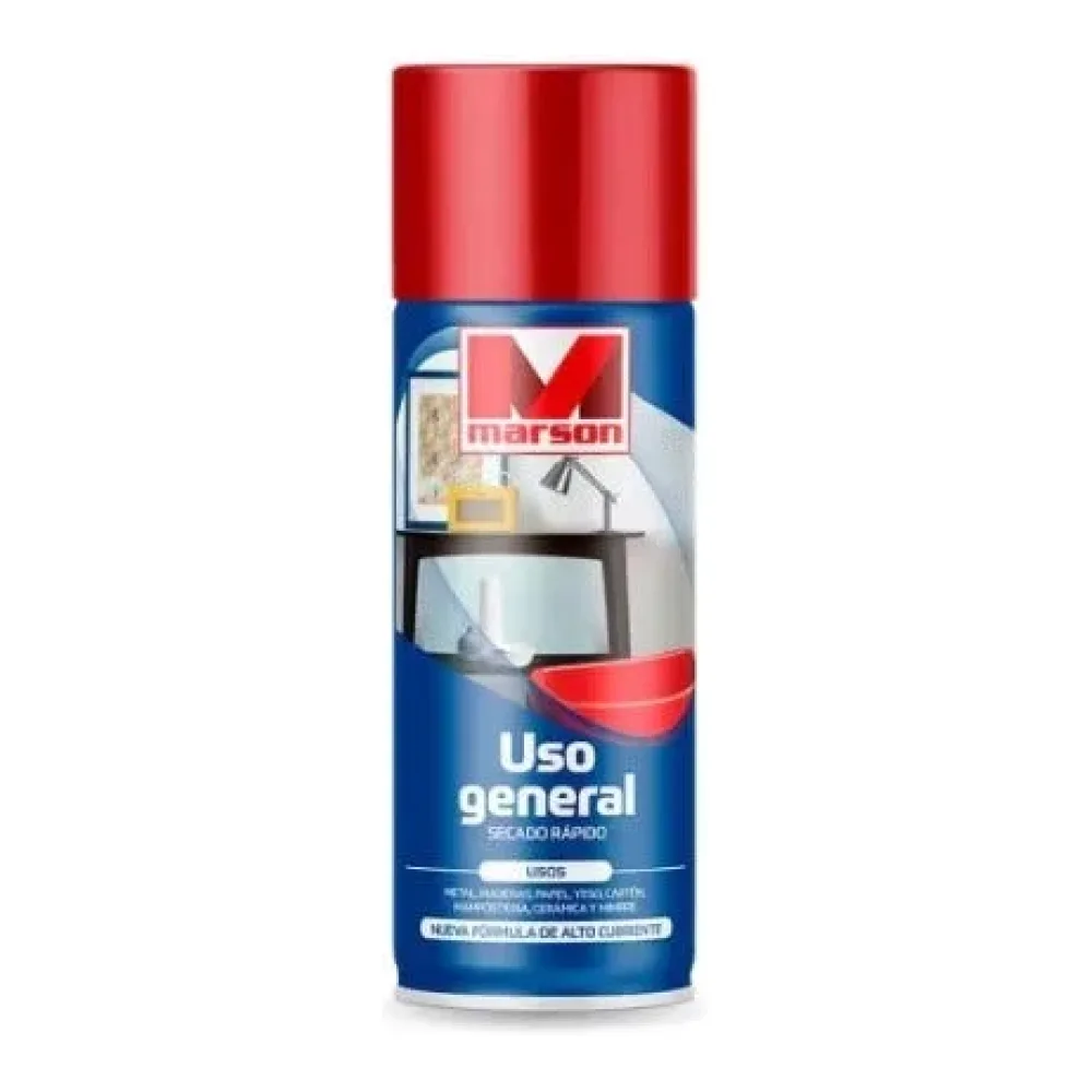Pintura Spray Esmalte Rojo Mandarin , Marson Sherwin-williams