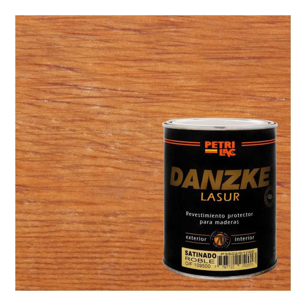 Protector de Madera Satinado Roble 1 Litro Petrilac