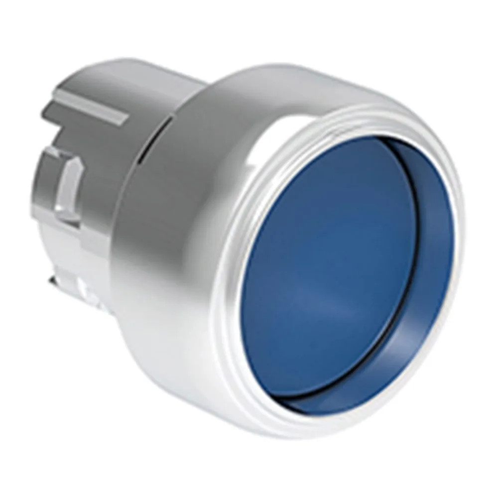 Pulsador Protegido Azul (cabezal), Contacto Momentaneo, 22MM, Metalico 2489272 Lovato