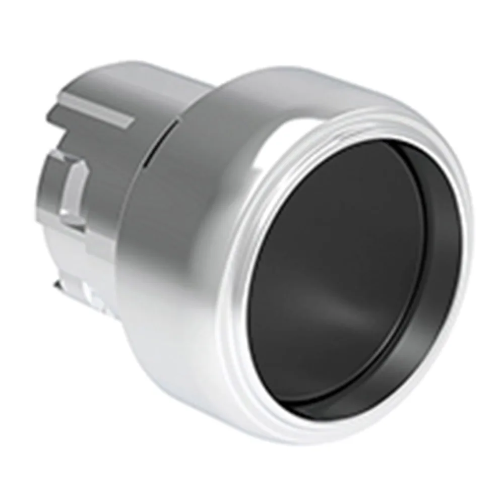 Pulsador Protegido Negro (cabezal), Contacto Momentaneo, 22MM, Metalico 2489672 Lovato