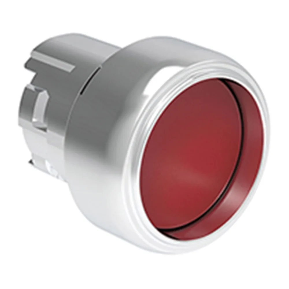 Pulsador Protegido Rojo (cabezal), Contacto Momentaneo, 22MM, Metalico 2489872 Lovato