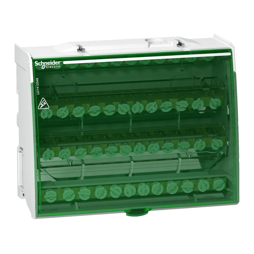 Repartidores a Riel Din 4P 125A 48 Conexiones 41254859 Schneider Electric