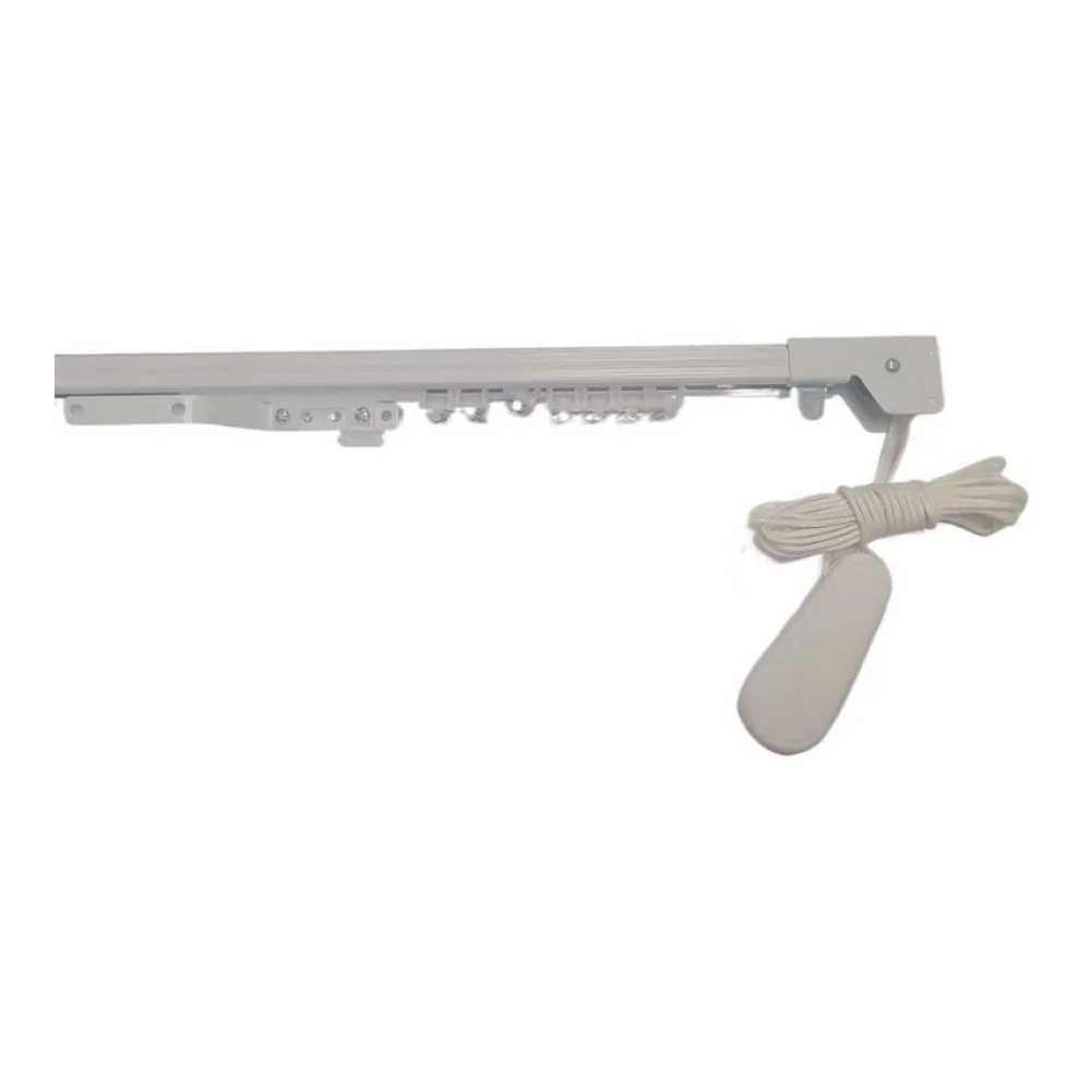 Riel Cortina Aluminio Blanco 1,6 M Metalhsa