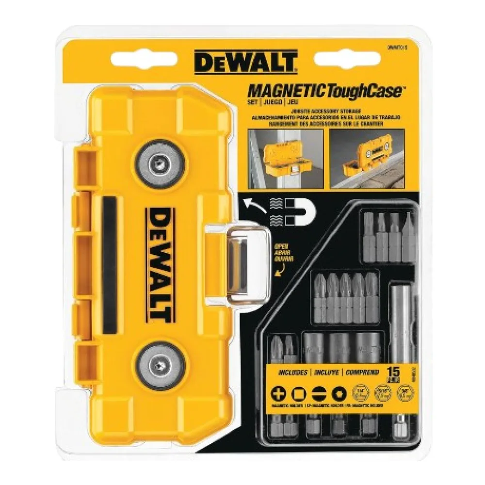 Set 15 Piezas Caja Magnetica DWMTC15 Dewalt