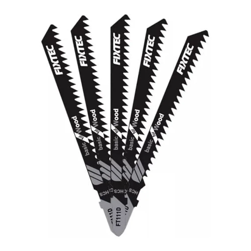 Set 5 Piezas HCSFT244D Sierra Caladora FJSB100505 Fixtec